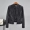 Áo khoác da nữ mùa thu 2019 cổ áo mỏng phần ngắn đã mỏng thời trang Hàn Quốc tay áo dài PU màu đen áo khoác da thủy triều - Quần áo da áo da lót lông cừu