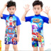 Trẻ em Áo Tắm Trai Chia Ultraman Quần Bơi Xiêm Đội Nhỏ Vừa Cậu Bé Lớn Bé Đồ Bơi Bộ Đồ bơi trẻ em