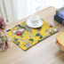 Các tấm bếp dao kéo mới Trung Quốc bát mat mat bảng nồi mat chống nóng vải bông placemat ins gió - Khăn trải bàn vải khăn trải bàn Khăn trải bàn