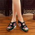 Của phụ nữ sneakers summer breathable giày thường giày vải của phụ nữ tăng giày của phụ nữ tuổi Bắc Kinh thêu giày vải phụ nữ Plimsolls