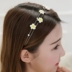 Hàn quốc phụ kiện tóc headband ngọc trai rhinestone đôi mỏng headband Hàn Quốc phiên bản của đơn giản ngọt ngào tươi daisy kẹp tóc mũ nón