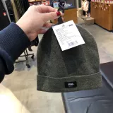 Vans Vans вязаная шапка мужская шерстяная шерсть черная серая vn000uuuhtg/vn000uoublk