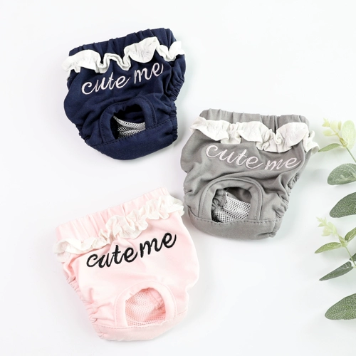 Aimeng Ambaby PET Физиологические штаны Письмо вышитые суки физиологические брюки.