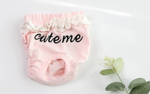 Aimeng Ambaby PET Физиологические штаны Письмо вышитые суки физиологические брюки.