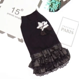 Noblepet Новая домашняя одежда универсальная маленькая черная юбка маленькая кожаная одежда для собак/5