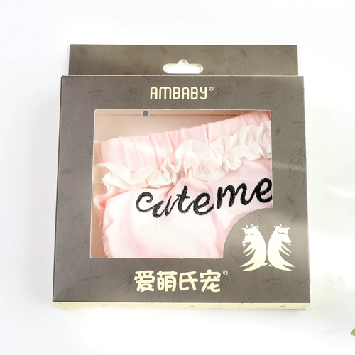 Aimeng Ambaby PET Физиологические штаны Письмо вышитые суки физиологические брюки.