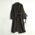 Giá gây sốc! Chống mùa giải phóng mặt bằng bán handmade lông cừu len coat coat nữ áo khoác phần dài MN86239 Trung bình và dài Coat