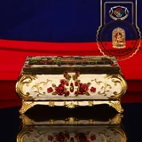 Красная тибетская тибетская экзотическая чистая медная рельефная поталовый дворец модный специальный заправка