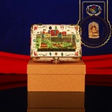 Красная тибетская тибетская экзотическая чистая медная рельефная поталовый дворец модный специальный заправка