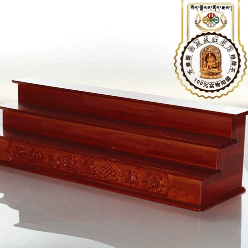 Тибетская красная трехмерная скульптура