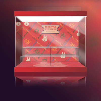 taobao agent [Can't move] Bubble Mart Labubu MINI series second -generation blind box special ladder display box