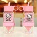 Hello kitty cat nhựa chanh cốc kitty mèo phim hoạt hình kt mèo chén cốc nước sippy tách trà Tách