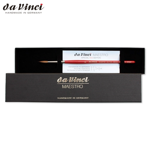 Германия да Винчи Большой Китай Limited V10 Master -Class Mink Make Pen ручка Collinski Red Mink Water Pen