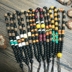 Bodhi mắt ngàn xử lý dây thừng vòng cổ dây thừng xử lý dây dày hạt thô Vòng đeo tay Walnut Jade Rope - Vòng đeo tay Clasp vòng đá phong thủy Vòng đeo tay Clasp