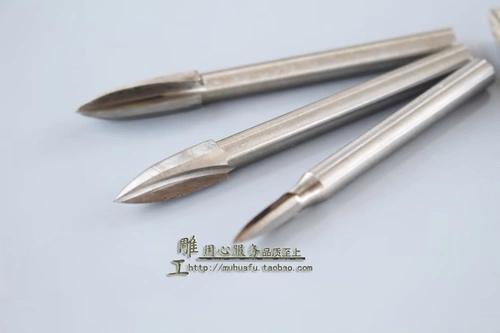 6 -миллиметровая ручка миллиметрового, двух -мочевого бело -стального резкого ножа с высокой скоростью буровой ручки, эмбрион, легкий меча для ремонта мечей.