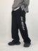 RKHL Xiao Wen quần đen giản dị nam quần ống suông thẳng phiên bản Hàn Quốc mới 2019 thu đông quần dài ống rộng - Quần