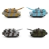 Mô hình xe tăng nhỏ hợp kim xe tăng kéo trở lại bốn tải bé trai đồ chơi trẻ em ngày lễ - Chế độ tĩnh
