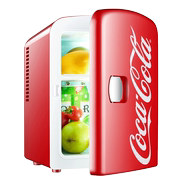 Coca－Cola可口可乐 KWC-4B-01小型迷你制热制冷车载便携冰箱