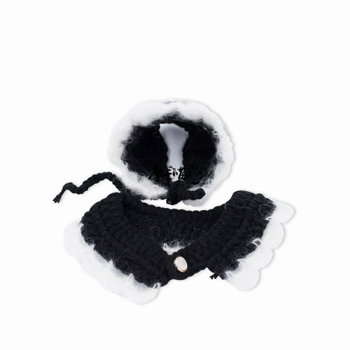 Милая шапка, шарф, шарф-платок, трикотажный комплект ручной работы, фальшивый воротник, аксессуар, косплей