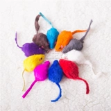 Смешная кошка, игрушечная игрушка, кошачья и кошачья супер любимая плюшевая ткань, имитация мышей кролики (бесплатно 68 Get)