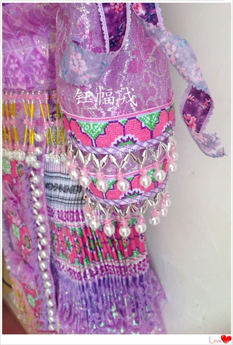 Элитная одежда из провинции Юньнань, розовый комплект, сделано на заказ, широкая цветовая палитра