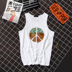 Harajuku Tide thương hiệu cotton thoáng khí không tay T-Shirt nam lỏng kích thước lớn áo thể thao tập thể dục vest nam triều Nhật Bản Áo vest cotton