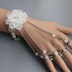 Phong cách cổ xưa đồ trang sức một mảnh vòng đeo tay vòng đeo tay với chiếc nhẫn vòng chuông chuông Han phụ kiện Trung Quốc COS trang phục sân khấu hiệu suất Vòng đeo tay Clasp