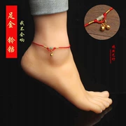 999 chân vàng vòng chân vàng siêu mịn vòng chân đỏ cô gái năm nay đơn giản đơn giản hào phóng món quà may mắn ác linh
