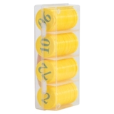 Чип -монета пластика цифровой валюты Небольшой круглый лист от 1 до 100 номеров