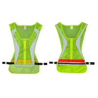 Nai Ai NiteIze ngoài trời LED thể thao vest phát sáng Vest an toàn cảnh báo đêm cưỡi ngựa áo khoác nỉ lining