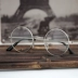 Cận thị kính Hàn Quốc phiên bản của thủy triều kim loại vòng phẳng khung retro nữ kính khung kính của nam giới khung khung mắt