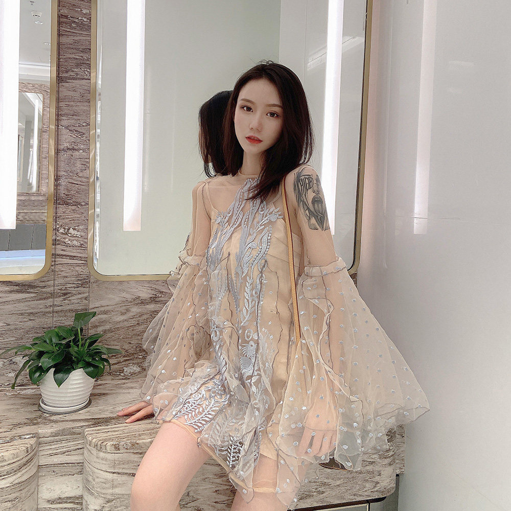 沙滩裙、沙滩套装实物图