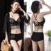 Retro cao eo dân tộc thêu hoa bikini áo ba lỗ ngực nhỏ tập hợp vòng thép chia áo tắm nữ - Bộ đồ bơi hai mảnh 	đồ bơi 2 mảnh quần Bộ đồ bơi hai mảnh