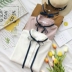 Áo sơ mi nơ mới mùa thu 2018 nữ sinh viên Hàn Quốc diện áo sơ mi trắng tay dài hoang dã