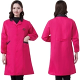 Лонгслив для работы, длинный нагрудник, средней длины