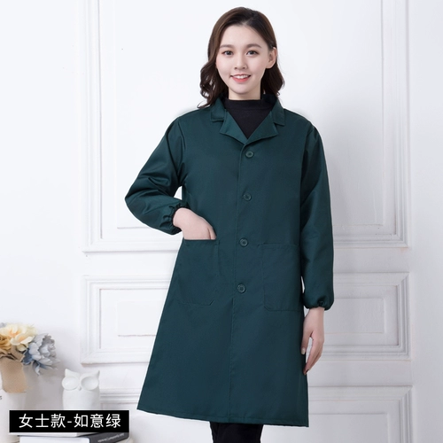 Униформа медсестры для работы подходит для мужчин и женщин, износостойкий нагрудник, увеличенная толщина