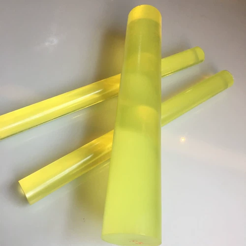 Полиуретановая стержня желтая полупрозрачная сухожилия из говядины