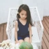 Cô gái đồ bơi dính liền công chúa ăn mặc phong cách lớn trẻ em gái trẻ em đồ bơi Hàn Quốc dễ thương cha mẹ và con mẹ mới