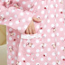 Đồ ngủ nữ mùa xuân và mùa thu đơn mảnh cổ tròn áo thun cotton dài tay áo sơ mi nữ trung niên kích thước lớn phục vụ nhà những kiểu đồ bộ đẹp Pyjama