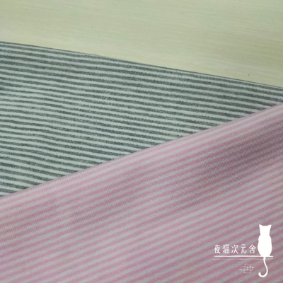 taobao agent 【Striped needle woven】OB11 BJD baby cloth cloth t -shirt socks 1.5mm fine stripe cloth material