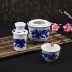 Jingdezhen gốm retro màu xanh và trắng ấm rượu vang ấm rượu vang trắng rượu vang vàng rượu vang ấm đặt lẩu nhà - Rượu vang ly rượu vang Rượu vang