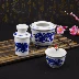 Jingdezhen gốm retro màu xanh và trắng ấm rượu vang ấm rượu vang trắng rượu vang vàng rượu vang ấm đặt lẩu nhà - Rượu vang