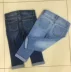 Mùa hè cô gái mỏng mặc bảy điểm jeans độ đàn hồi cao trong các trẻ em lớn đàn hồi eo mềm denim feet quần cha mẹ và con Quần jean