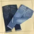 Mùa hè cô gái mỏng mặc bảy điểm jeans độ đàn hồi cao trong các trẻ em lớn đàn hồi eo mềm denim feet quần cha mẹ và con