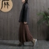 Zi 曰 Trung Quốc Zen cổ điển gốc cotton và vải lanh Mitch văn phòng giải trí du lịch màu trơn tấm áo bông - Bông