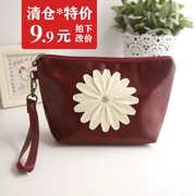 Đặc biệt cung cấp 6 inch nhỏ tươi daisy sun flower vải đồng xu ví Nhật Bản và Hàn Quốc phụ nữ điện thoại di động túi