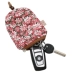 Công suất lớn túi chìa khóa nữ đa chức năng vải bông hoa nhỏ túi chìa khóa xe Hàn Quốc ví nhỏ Trường hợp chính