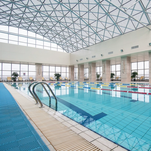 Национальный стандартный бассейн Плитка Дополнительные аксессуары для бассейна Специальные Аррасы кирпичных анти -скользящих цитрусовых 115*240