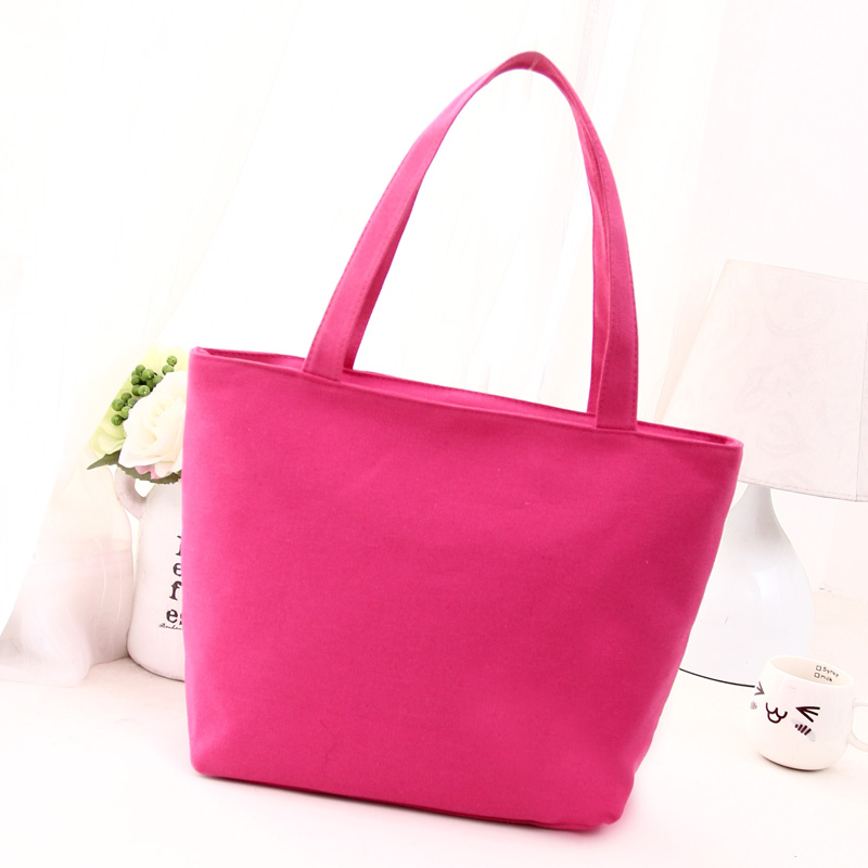 2015 new handbag fresh art Fan minimalist canvas shoulder bag large bag handbag Korean casual tide