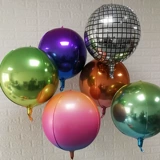 22 -кишка с градиентным цветом воздушного шара положительный циркулярный алюминиевый фильм о воздушном шаре свадьба на день рождения день рождения